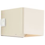 Brilliant Iseo Wandlamp Kunststof Beige 4W 300lm - 830 Warm Wit | IP44 - Buitenverlichting - Bewegings- en Lichtsensor - USB Oplaadbaar