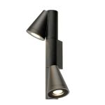 SLV T-Buis Aluminium Zwart | Geschikt voor 2x GU10