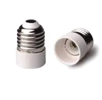 Fitting Adapter voor Lamphouders E27 => E14 Wit