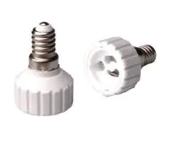 Fitting Adapter voor Lamphouders E14 => GU10 Wit