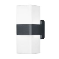 Ledvance Smart+ Wifi Wandlamp Grijs Up & Down - Buitenverlichting - 13.5W 950lm - 830 Warm Wit | RGBW - Dimbaar