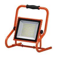 Ledvance LED Floodlight Bouwlamp Donker Grijs 30W 2400lm 110D - 840 Koel Wit | IP44 - Oplaadbaar - Symmetrisch