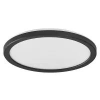 Ledvance LED Bulkhead Orbis Ultra Slim Click Zwart 15W 1020lm - 830 Warm Wit | 235mm - IP20