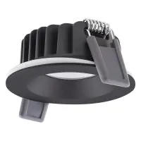 Ledvance LED Spot Air Fix Aluminium Zwart 6W 480lm 36D - 927 Zeer Warm Wit | Zaagmaat 68mm - IP65 - Beste Kleurweergave - Dimbaar