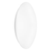 Ledvance LED Bulkhead Surface CIRCULAR 500 PS Staal Wit 42W 3500lm - 830 Warm Wit | IP44