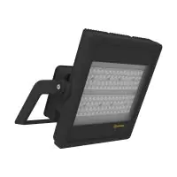 Ledvance LED Floodlight High Mast Aluminium Zwart 280W 33600lm 110X30D - 730 Warm Wit | IP66 - Asymmetrisch - Excl. Driver