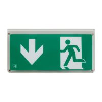 Ansell Dubbelzijdig Bord Pijl Omlaag voor LED Nooduitgang bord Eagle 3-in-1
