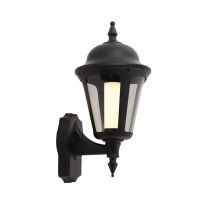Ansell LED Wandlamp Latina Lantaarn Zwart - Geschikt voor E27 Tot Wel 42W | IP65