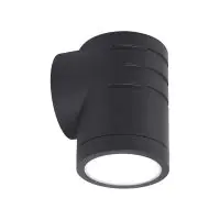 Ansell LED Wandlamp Reef Zwart 5W 425lm 90D - 830-840-860 CCT | IP65 - Omhoog or Omlaag - Buitenverlichting