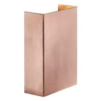 Nordlux Fold 10 Wandlamp Koper Bruin Up & Down 7.5W 225lm - 830 Warm Wit