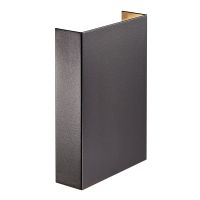 Nordlux Fold 15 Wandlamp Zwart Up & Down 6.4W 250lm - 830 Warm Wit 