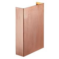 Nordlux Fold 15 Coppe Wandlampr Bruin Up & Down 10.4W 225lm - 830 Warm Wit