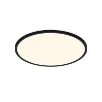 Nordlux LED Plafondlamp Oja 42 Zwart 19W 2100lm - 830-840 CCT | 424mm - IP54 - Nachtmodus