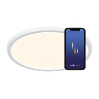 Nordlux LED Plafondlamp Oja Smart  Wit 15W 1600lm 120D - 822-865 Afstembaar Wit | Dimbaar – IP20