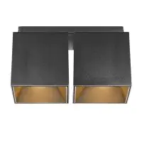 Nordlux Spot Ethan Zwart - Aluminum | 2x GU10 Max 35W