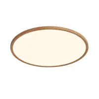 Nordlux LED Plafondlamp Oja 42 Hout 24W 2150lm - 827 Zeer Warm Wit | Dimbaar