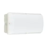 Philips LED Beveiliging Ledinaire WL055V Wit 8W 600lm - 830 Warm Wit | 374x150mm - Noodverlichtingsunit 3H