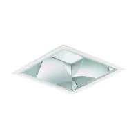 Philips LED Downlight LuxSpace Vierkant DN572B 10.3W 1350lm 80D - 830 Warm Wit | 214mm - Aluminium Reflector