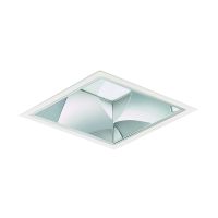 Philips LED Downlight LuxSpace Vierkant DN572B 16.5W 2200lm 80D - 830 Warm Wit | 214mm - Aluminium Reflector