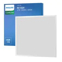Philips LED Paneel CoreLine RC132V 27W 3600lm - 840 Koel Wit | 60x60cm - UGR <19 - Interact Dimbaar
