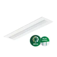 Philips LED Paneel CoreLine RC136B G4 23W/38.5W 4500lm/6000lm - 840 Koel Wit | 120x30cm - UGR<19 - Dali Dimbaar