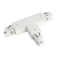 3 Fase T-connector V Aarde Rechts - Wit