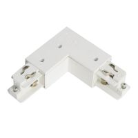 3 Fase Hoek Connector 90d V Aarde Extern - Wit