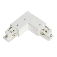 3 Fase Hoek Connector 90d V Aarde Intern - Wit