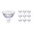 Voordeelpak 10x Philips Master LED Spot GU5.3 MR16 5.8W 345lm 36D - 922-927 Dim To Warm | Beste Kleurweergave - Dimbaar - Vervangt 35W