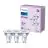 Voordeelpak 3x Philips LED Spot GU10 PAR16 5W 390lm 36D - 840 Koel Wit