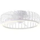 Brilliant Capo Plafondventilator Metaal Kunststof Wit 32W 4200lm - 827-865 CCT | 480mm - Afstandsbediening Dimbaar