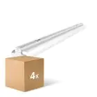 Voordeelpak 4x Noxion Montagebalk Click Reflector V2 LED T8 | Geschikt voor 2x 150cm LED Buis
