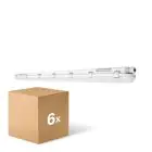 Voordeelpak 6x Ledvance LED Waterdichte Montagebalk Vochtbestendig 46W 6400lm - 865 Daglicht | 150cm